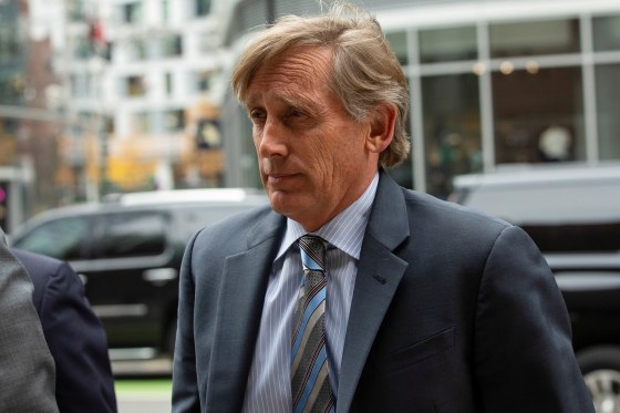 Image: California businessman Jeffrey Bizzack arrives at the federal courthouse in Boston