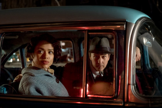 Image: Gugu Mbatha-Raw and Edward Norton in \"Motherless Brookyln.\"