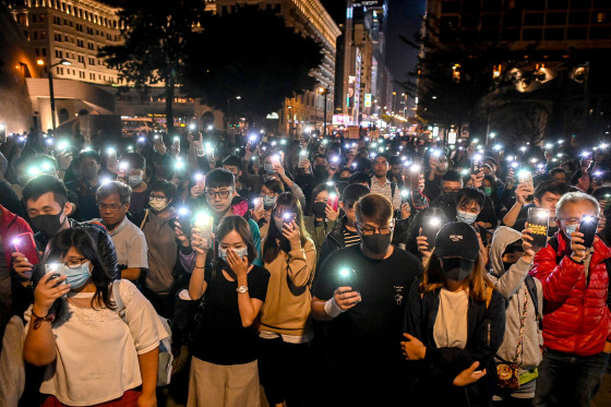 Image: HONG KONG-CHINA-POLITICS-CRIME-UNREST