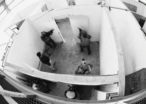 U.S. Navy SEALs conduct close quarters training