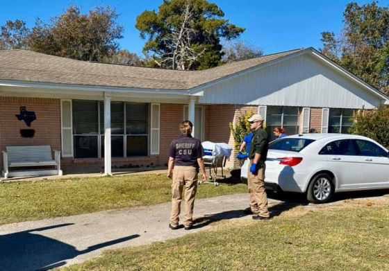 Preliminary investigation reveals Christine Rollins was the caretaker of an elderly couple who lives at the home.