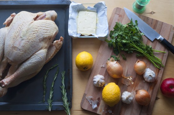 Preparing traditional turkey