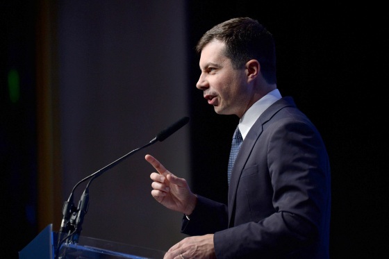 Image: US-POLITICS-VOTE-2020-BUTTIGIEG