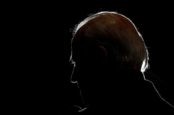 Image: Democratic 2020 U.S. presidential candidate and former U.S. Vice President Joe Biden speaks during a meet and greet on his \"No Malarkey!\" campaign bus tour at the Waverly Area Veterans Post in Waverly, Iowa
