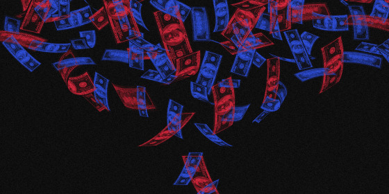 Image: As 2020 nears Democrats may be on track to beat the GOP at the 'dark money' game for the second national election in a row - and Republicans are nervous.