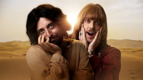 Image: Netflix's \"The First Temptation of Christ,\" a Christmas comedy special that portrays a gay Jesus,