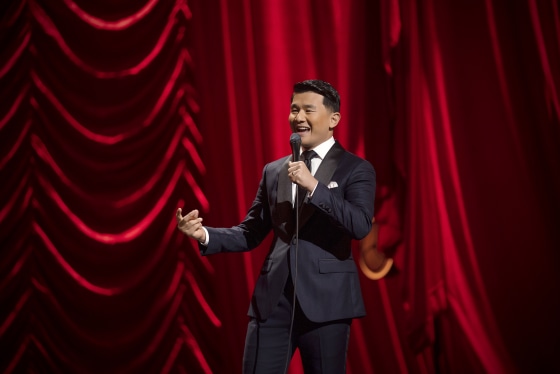 Ronny Chieng performs during his Netflix special \"Ronny Chieng: Asian Comedian Destroys America!\"