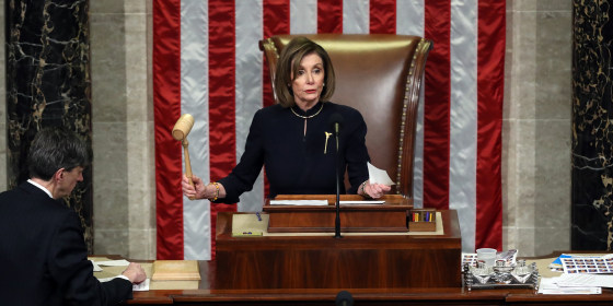 Image: U.S. House Of Representatives Votes On Impeachment Of President Donald Trump
