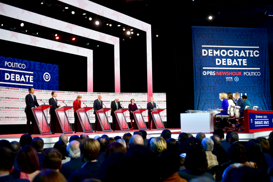 Image: US-VOTE-2020-DEMOCRATS-DEBATE
