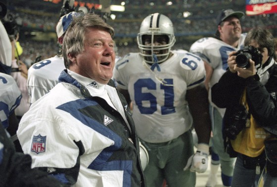 Cowboys legend Jimmy Johnson overcome with emotion after learning