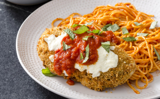 Crispy chicken parm is an ideal candidate for the air fryer — you just need to make a few modifications.