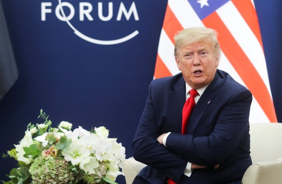 Image: Donald Trump, 2020 World Economic Forum in Davos
