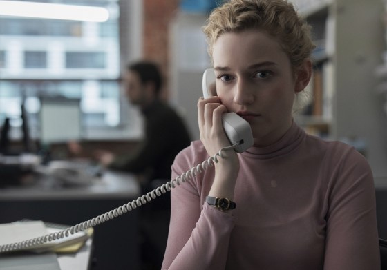 Image: Julia Garner in a scene from \"The Assistant.\"