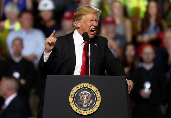 Image: Donald Trump, President Trump Holds Rally In Great Falls, Montana