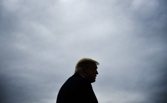 Image: President Donald Trump speaks to the press on the South Lawn of the White House on Feb. 7, 2020.