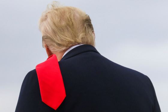 Image: U.S. President Trump arrives aboard Air Force One in Charlotte, North Carolina