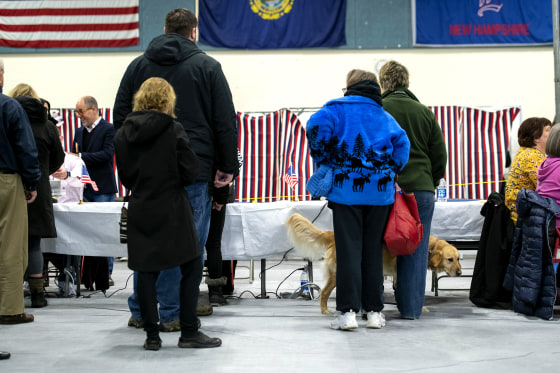 Residents Vote In The First-In-The-Nation New Hampshire Primary