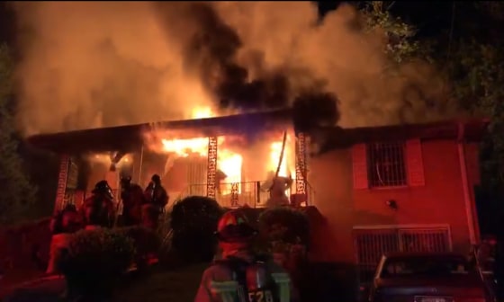 Capt. Daniel Dwyer entered a home to rescue a woman trapped in Atlanta on June 28, 2019,