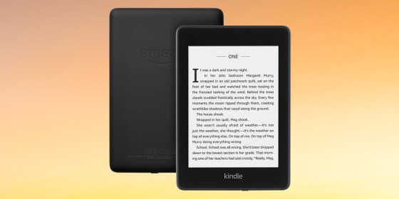 The Amazon Kindle Paperwhite.