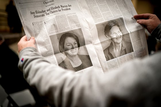 Sen. Amy Klobuchar spends the day in Iowa before the impeachment trial