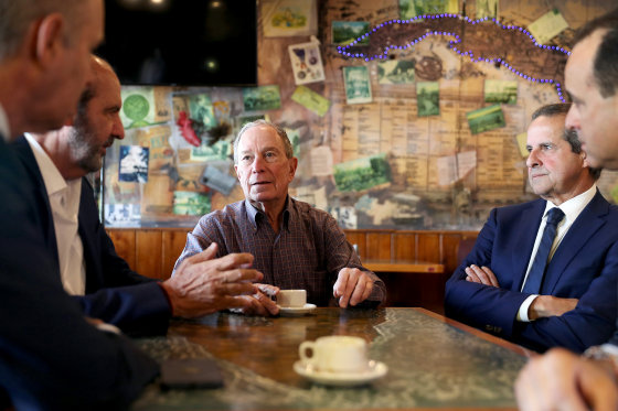 Image: Presidential Candidate Mike Bloomberg Visits Miami's Little Havana