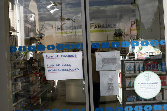 IMAGE: Pharmacy in Creil, France