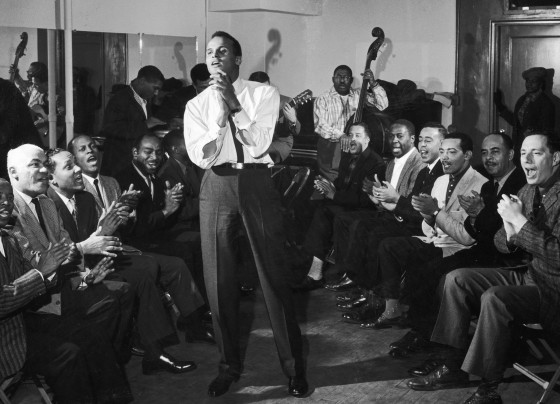 Harry Belafonte Jr. performs c. 1955.