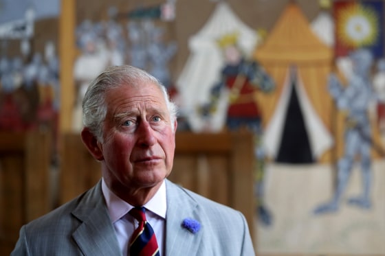 Image: Prince Charles visits Tretower Court in Crickhowell, Wales, in 2018.