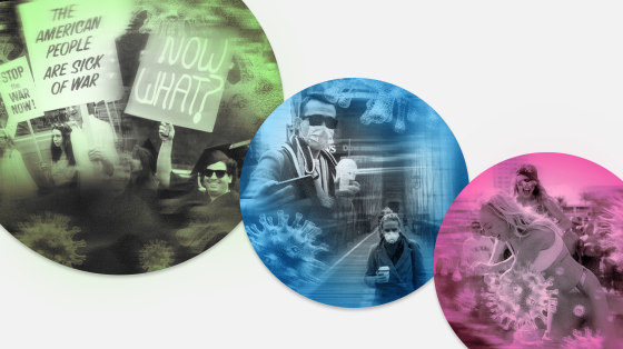 Image: Yes, a global pandemic has now become a generational issue -- as Baby Boomers, Gen X, Millennials and Zoomers all respond to the growing crisis in their own special ways.