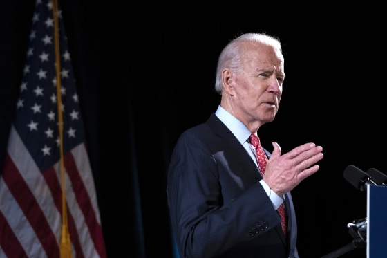Image: Candidate Joe Biden Delivers Remarks On Coronavirus Outbreak