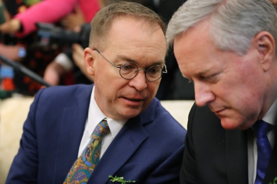Image: Mark Meadows, Mick Mulvaney