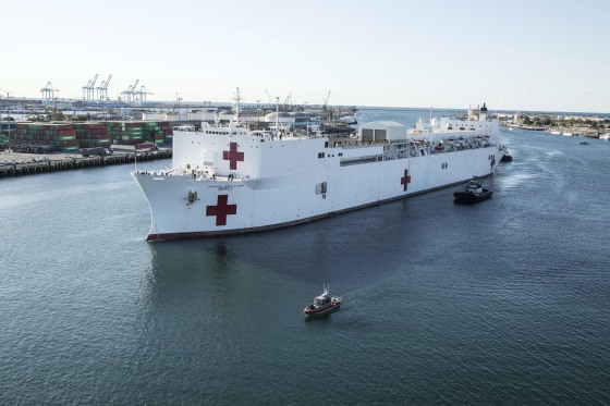 Image: USNS Mercy (T-AH 19) COVID-19 Response Effort Deployment
