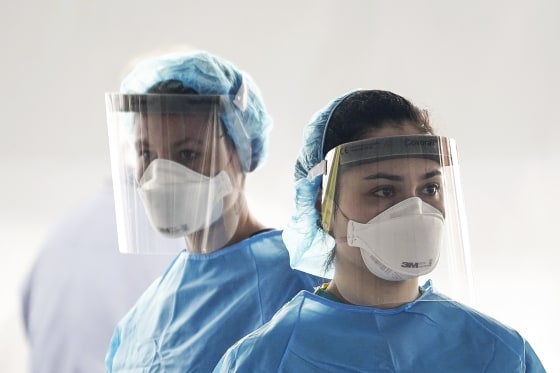 Image: New Drive-Thru Coronavirus Testing Site Opens At George Washington University