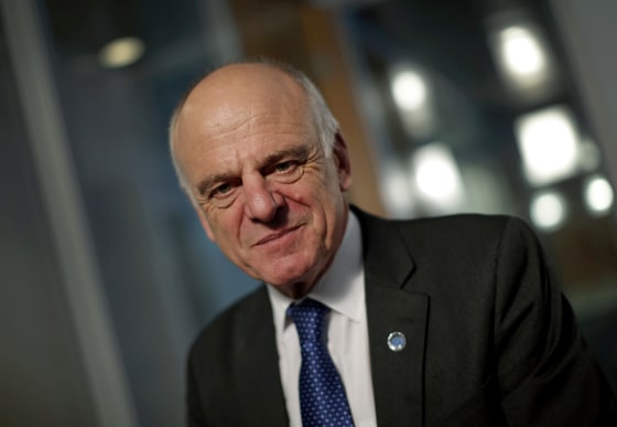 Image: David Nabarro during an interview in New York in 2014.