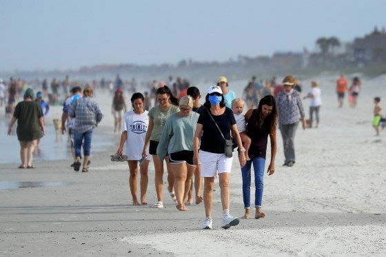 Image: Jacksonville, Florida Re-Opens Beaches After Decrease In COVID-19 Cases