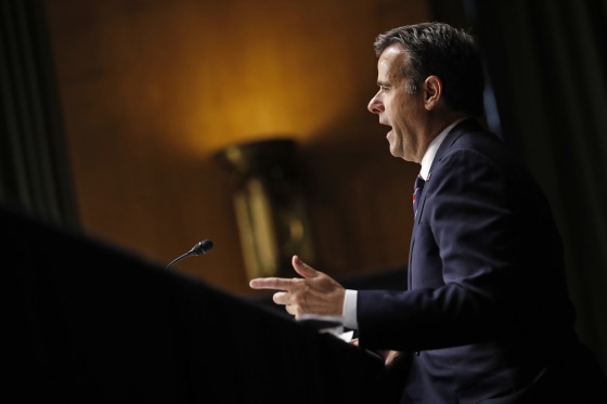 Image: Senate Intelligence Committee Holds Nomination Hearing For John L. Ratcliffe To Be Director Of National Intelligence