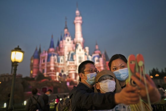 Disney Shanghai Reopens To Limited Visitors As China Recovers From Coronavirus Pandemic