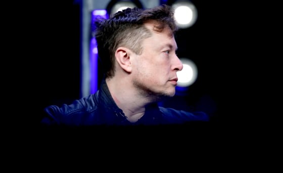 Elon Musk attends SATELLITE 2020 conference