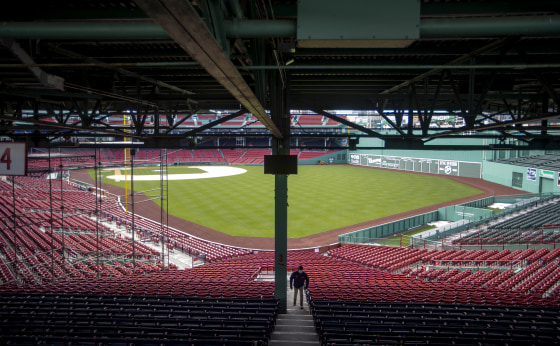 Empty Fenway Park During Pandemic