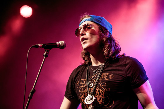 Travis McCready performs in Milan in 2019.