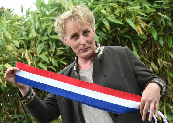 Image: Marie Cau, France's first openly transgender mayor in Tilloy-lez-Marchienne