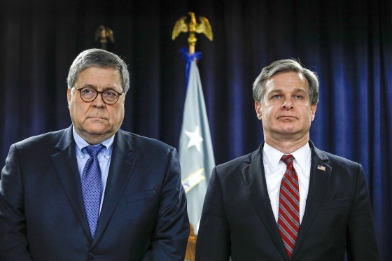 Attorney General William Barr And FBI Director Christopher Wray Announce Crime Reduction Initiative In Detroit