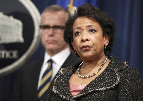 Loretta Lynch,Andrew McCabe