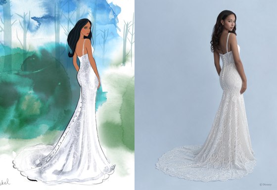 Disney created princess-inspired wedding gowns from Allure Bridal 2020