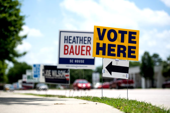 Image: Five States Hold Primaries As Pandemic Continues In America