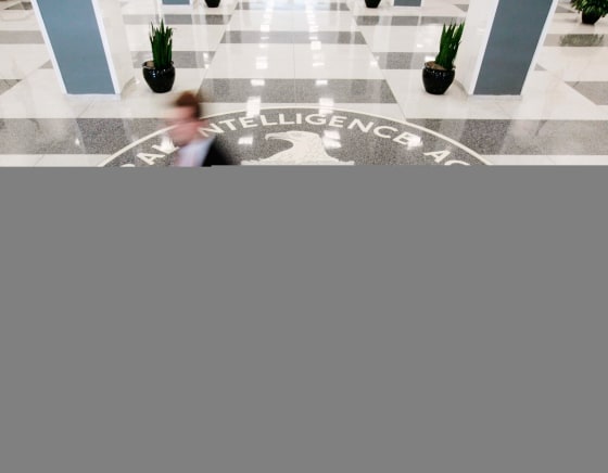 Image: The lobby of the CIA Headquarters building in McLean