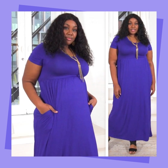 We tried this short sleeve maxi dress here s what we think