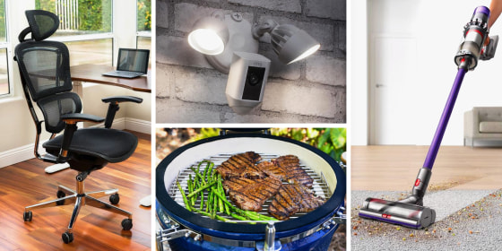 Home Depot Fourth of July sale. Best 4th of July sale on a Dyson vacuum, griller and smoker, home security system, ergonomic chair and more.