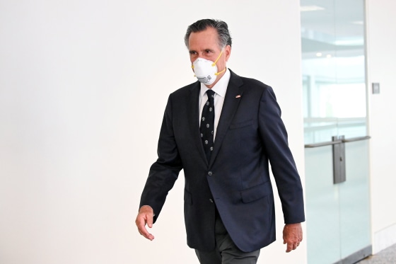 Image: Sen. Romney attends a luncheon on Capitol Hill in Washington