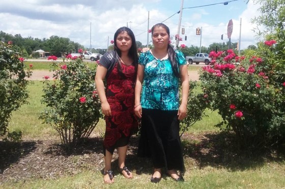Marlene Jose with her mother, who died alone in the hospital on June 15.